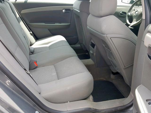 1G1ZH57B59F247845 - 2009 CHEVROLET MALIBU 1LT Сұр фото 6