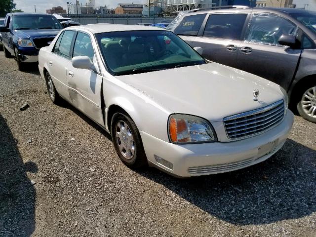 1G6KD54Y22U160454 - 2002 CADILLAC DEVILLE WHITE photo 1