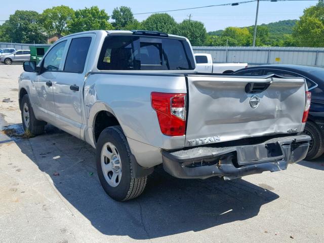 1N6AA1EJ0JN546016 - 2018 NISSAN TITAN S SILVER photo 3