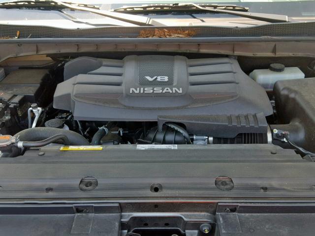 1N6AA1EJ0JN546016 - 2018 NISSAN TITAN S SILVER photo 7