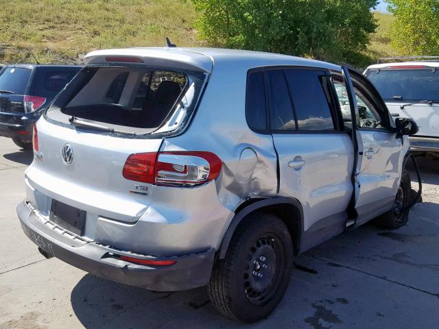 WVGBV7AX6JK003131 - 2018 VOLKSWAGEN TIGUAN LIM SILVER photo 4