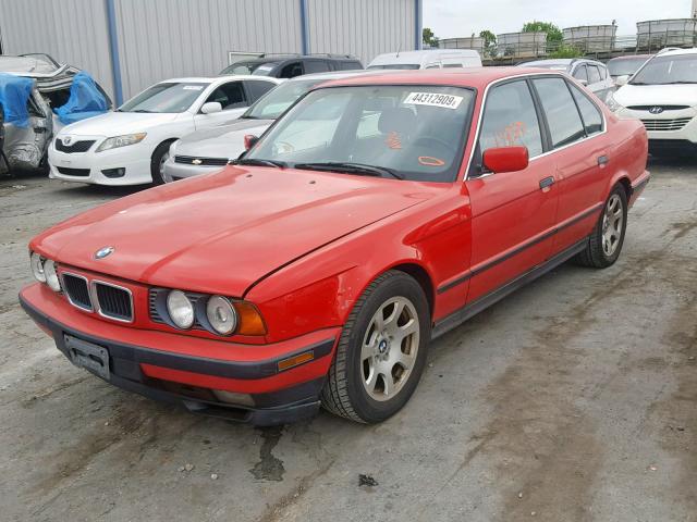 WBAHE6318RGF25288 - 1994 BMW 540 I AUTO RED photo 2