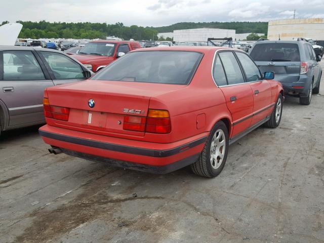 WBAHE6318RGF25288 - 1994 BMW 540 I AUTO RED photo 4