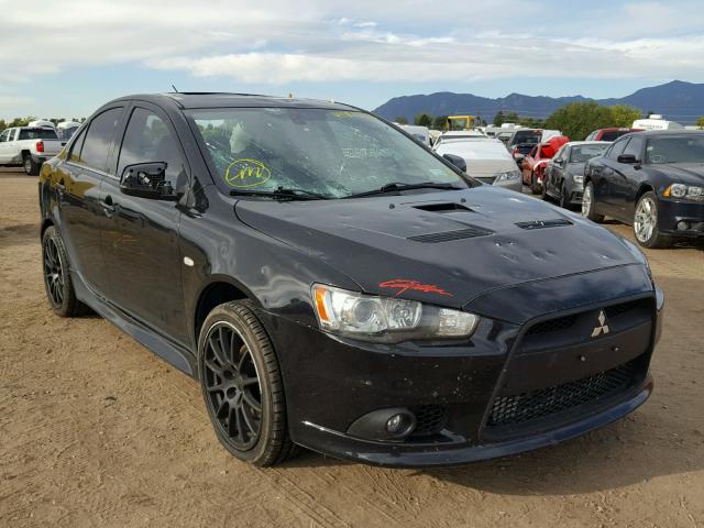 JA32V6FVXBU003451 - 2011 MITSUBISHI LANCER RAL BLACK photo 1