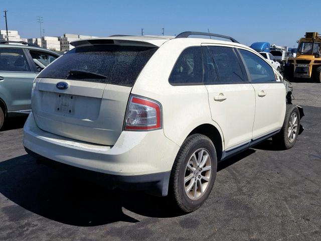 2FMDK38C77BA57148 - 2007 FORD EDGE SEL WHITE photo 4