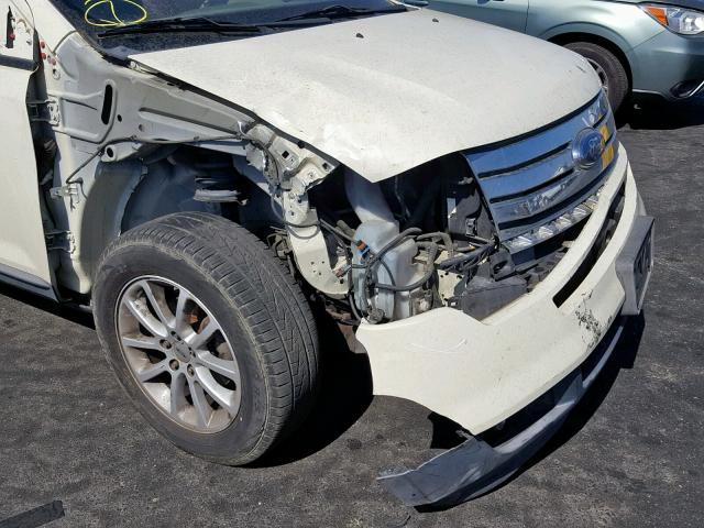 2FMDK38C77BA57148 - 2007 FORD EDGE SEL WHITE photo 9