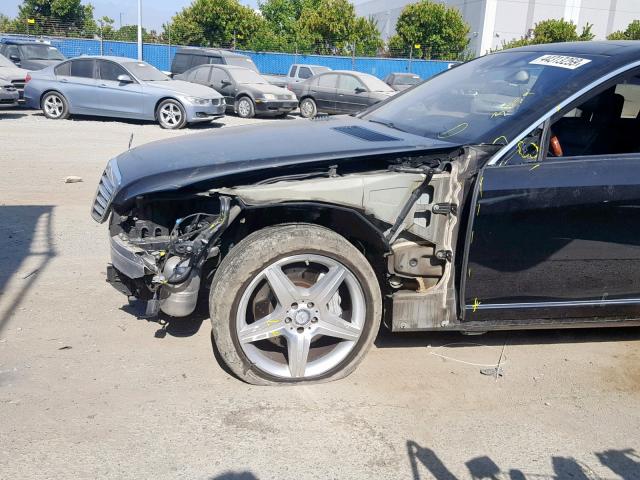 WDDNG9FB3AA302754 - 2010 MERCEDES-BENZ S 400 BLACK photo 9