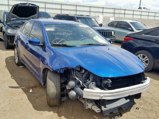 1C3CDFBA1DD111265 - 2013 DODGE DART SXT BLUE photo 1