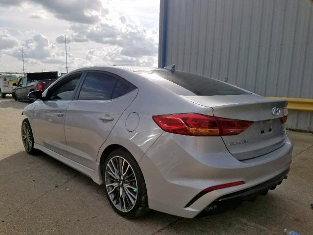 KMHD04LB9JU484133 - 2018 HYUNDAI ELANTRA SP SILVER photo 3