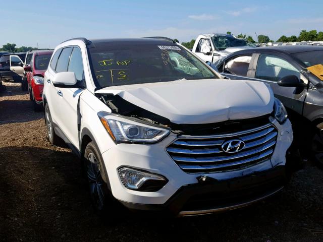 KM8SRDHFXFU105883 - 2015 HYUNDAI SANTA FE G WHITE photo 1