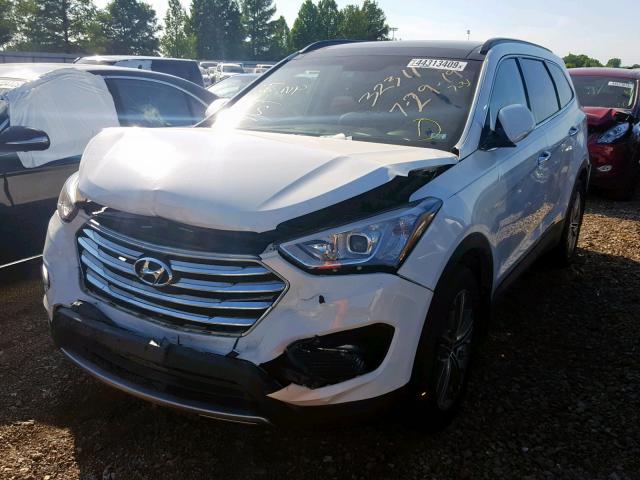 KM8SRDHFXFU105883 - 2015 HYUNDAI SANTA FE G WHITE photo 2