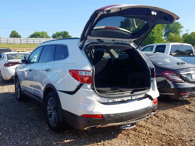 KM8SRDHFXFU105883 - 2015 HYUNDAI SANTA FE G WHITE photo 3