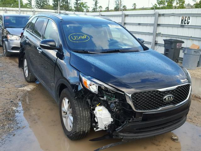 5XYPG4A37HG284713 - 2017 KIA SORENTO LX BLACK photo 1