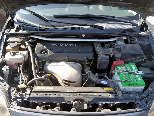 JTKDE177350005057 - 2005 TOYOTA SCION TC შავი ფოტო 7