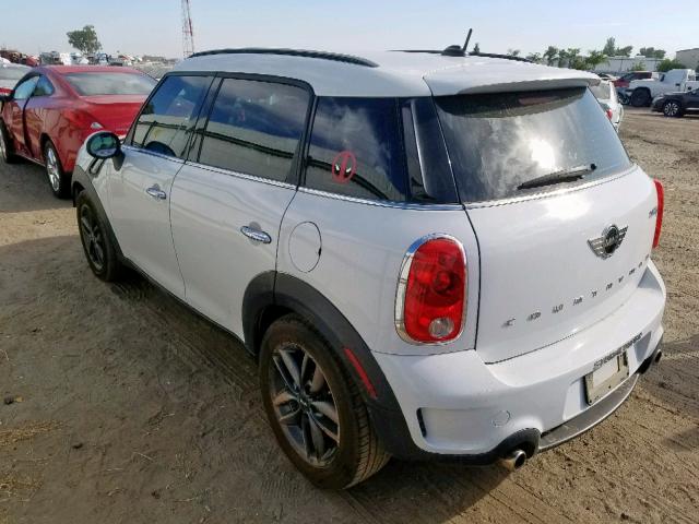 WMWZC3C59EWP27081 - 2014 MINI COOPER S C WHITE photo 3