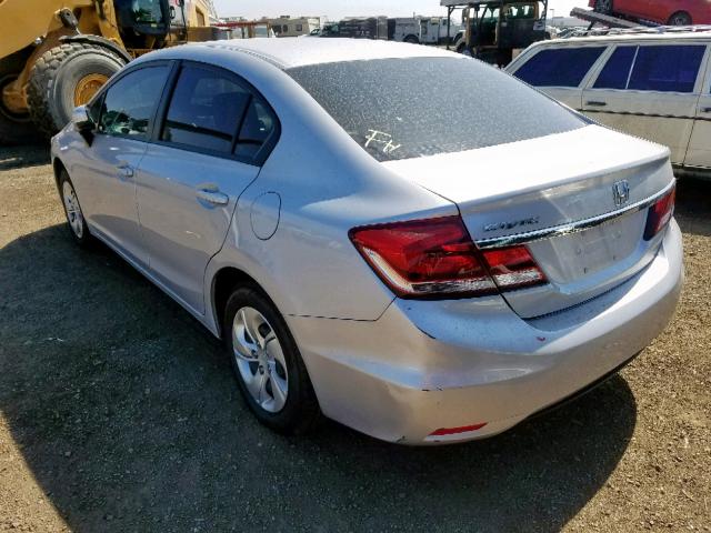 2HGFB2F51FH513427 - 2015 HONDA CIVIC LX SILVER photo 3