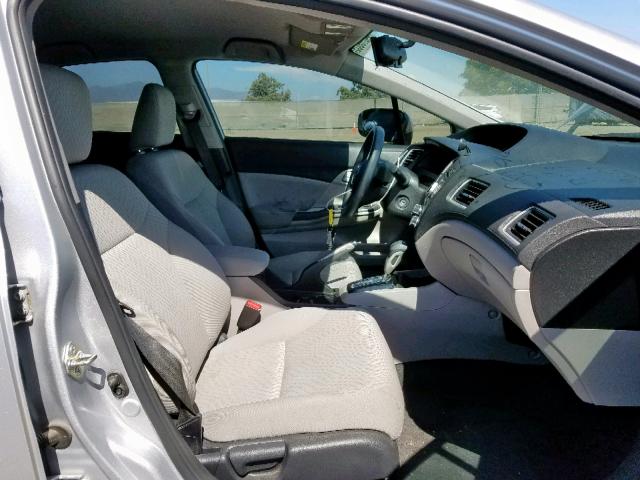 2HGFB2F51FH513427 - 2015 HONDA CIVIC LX SILVER photo 5