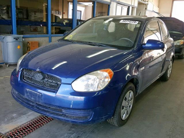 KMHCM3AC7BU194724 - 2011 HYUNDAI ACCENT GL BLUE photo 2