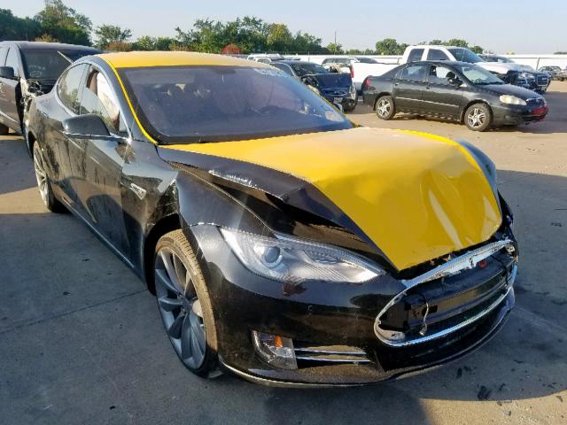 5YJSA1H11EFP36804 - 2014 TESLA MODEL S TWO TONE photo 1