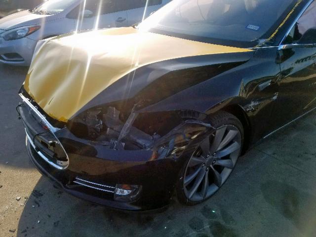 5YJSA1H11EFP36804 - 2014 TESLA MODEL S TWO TONE photo 9