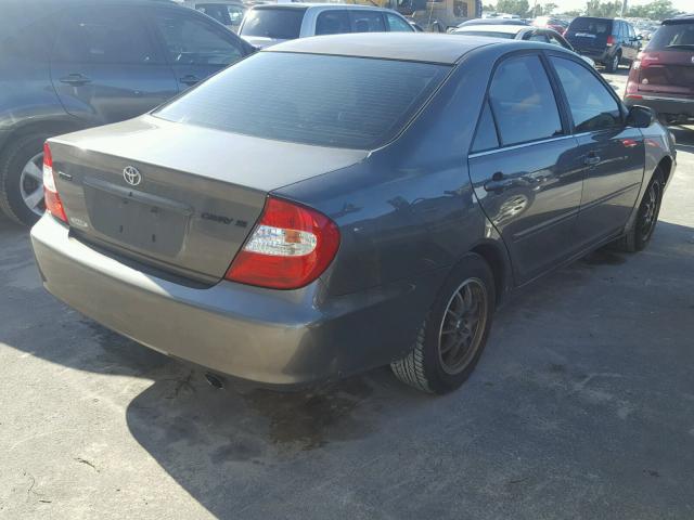 4T1BE30K63U752498 - 2003 TOYOTA CAMRY LE GRAY photo 4