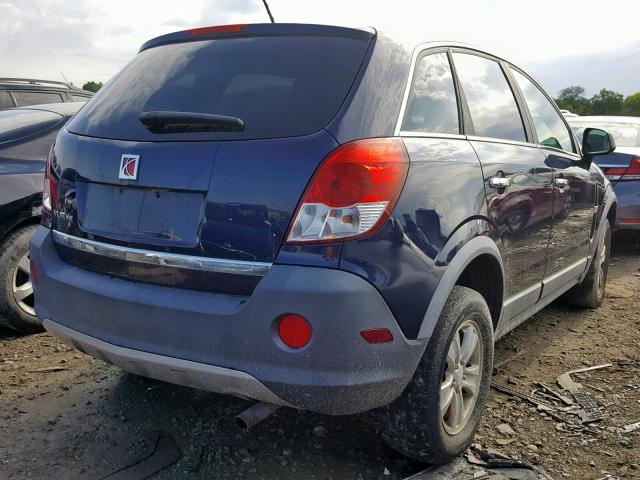 3GSCL33P18S684791 - 2008 SATURN VUE XE BLUE photo 4