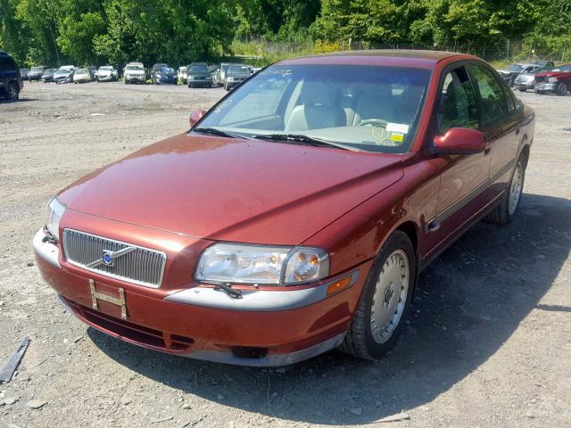 YV1TS94D1Y1081194 - 2000 VOLVO S80 RED photo 2