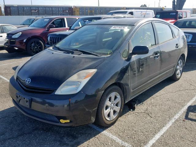 JTDKB20U353028916 - 2005 TOYOTA PRIUS BLACK photo 2