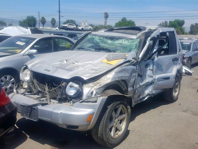 1J4GK58K86W239694 - 2006 JEEP LIBERTY LI SILVER photo 2