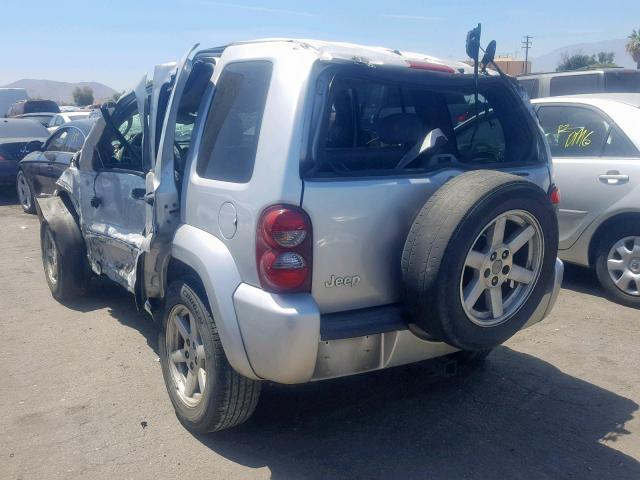 1J4GK58K86W239694 - 2006 JEEP LIBERTY LI SILVER photo 3