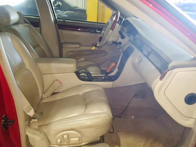 1G6KY5495WU916362 - 1998 CADILLAC SEVILLE ST RED photo 5