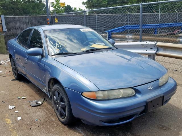 1G3NL52T7XC325903 - 1999 OLDSMOBILE ALERO GL BLUE photo 1