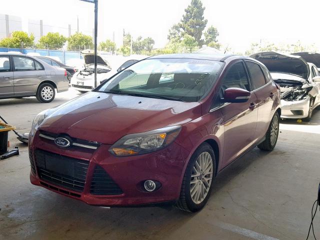 1FADP3N21EL423271 - 2014 FORD FOCUS TITA RED photo 2