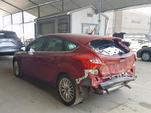 1FADP3N21EL423271 - 2014 FORD FOCUS TITA RED photo 3