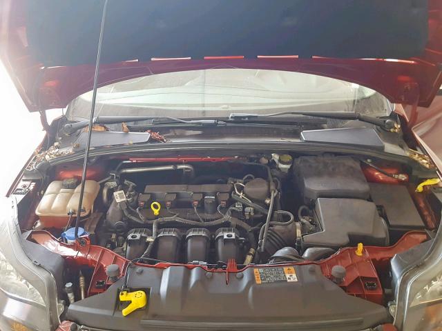 1FADP3N21EL423271 - 2014 FORD FOCUS TITA RED photo 7