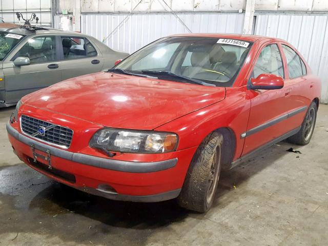 YV1RS58D912047971 - 2001 VOLVO S60 2.4T RED photo 2