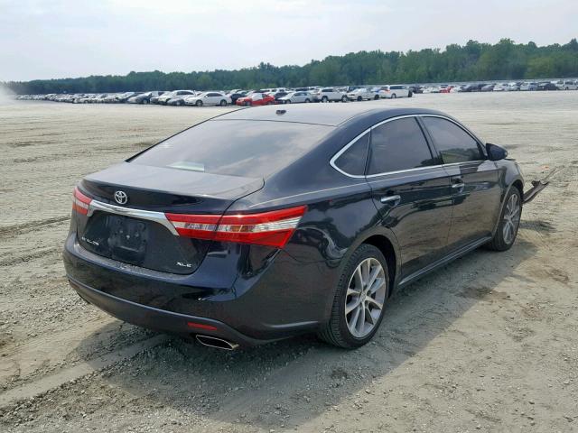 4T1BK1EB0FU189328 - 2015 TOYOTA AVALON XLE BLACK photo 4