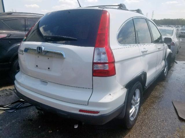 5J6RE3H74AL012576 - 2010 HONDA CR-V EXL WHITE photo 4