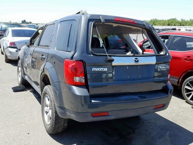 4F2CZ49H28KM22676 - 2008 MAZDA TRIBUTE HY CHARCOAL photo 3