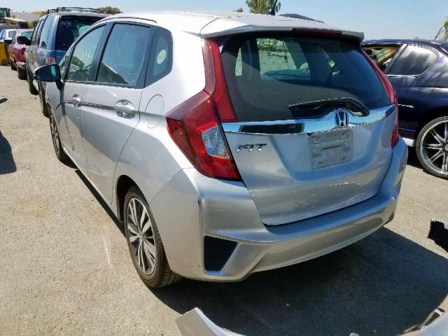 3HGGK5H83FM746028 - 2015 HONDA FIT EX SILVER photo 3