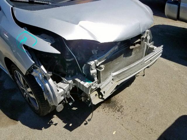 3HGGK5H83FM746028 - 2015 HONDA FIT EX SILVER photo 9