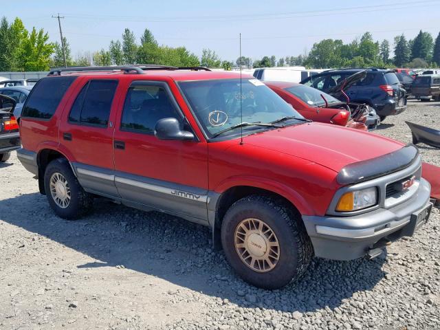 1GKDT13W3T2504618 - 1996 GMC JIMMY RED photo 1