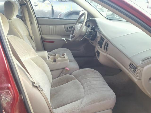 2G4WS52J851131899 - 2005 BUICK CENTURY CU MAROON photo 5