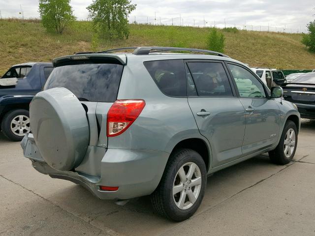 JTMBK31V075024164 - 2007 TOYOTA RAV4 LIMIT TEAL photo 4