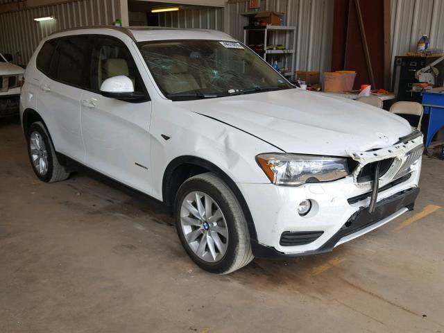 5UXWZ7C38H0V91476 - 2017 BMW X3 SDRIVE2 WHITE photo 1