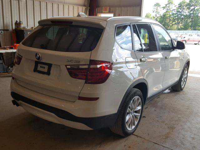 5UXWZ7C38H0V91476 - 2017 BMW X3 SDRIVE2 WHITE photo 4