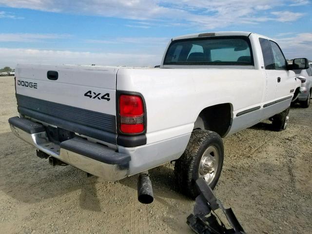 3B7KF236XXG118226 - 1999 DODGE RAM 2500 WHITE photo 4