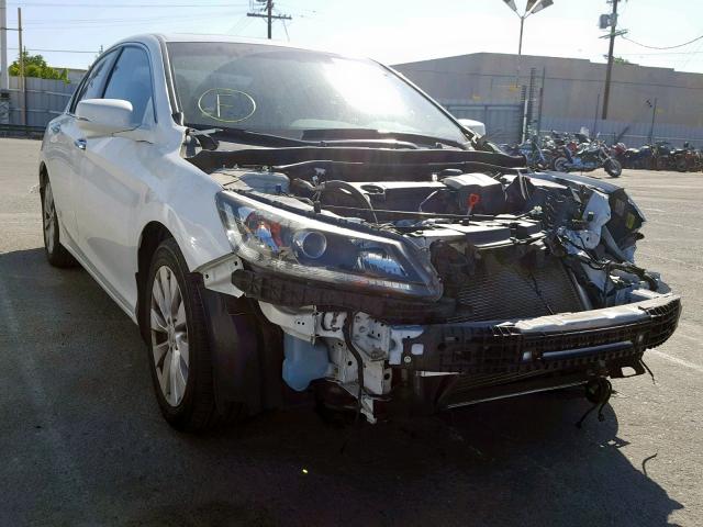 1HGCR2F7XDA138732 - 2013 HONDA ACCORD EX WHITE photo 1