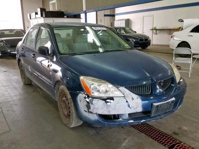 JA3AJ26E35U042306 - 2005 MITSUBISHI LANCER ES BLUE photo 1