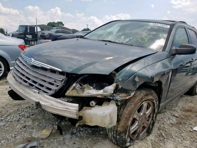 2C8GF68484R550225 - 2004 CHRYSLER PACIFICA GRAY photo 9